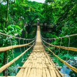 hanging bridge Loboc, Bohol
