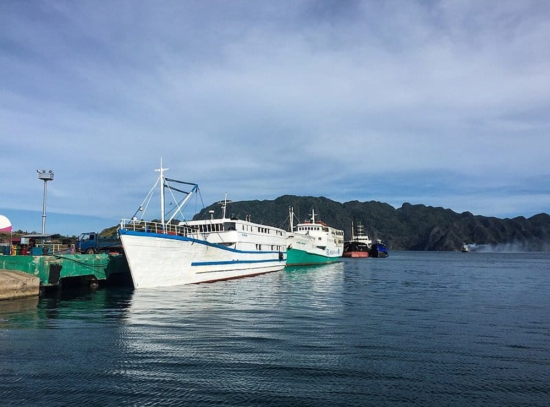 Pier, Palawan ferry