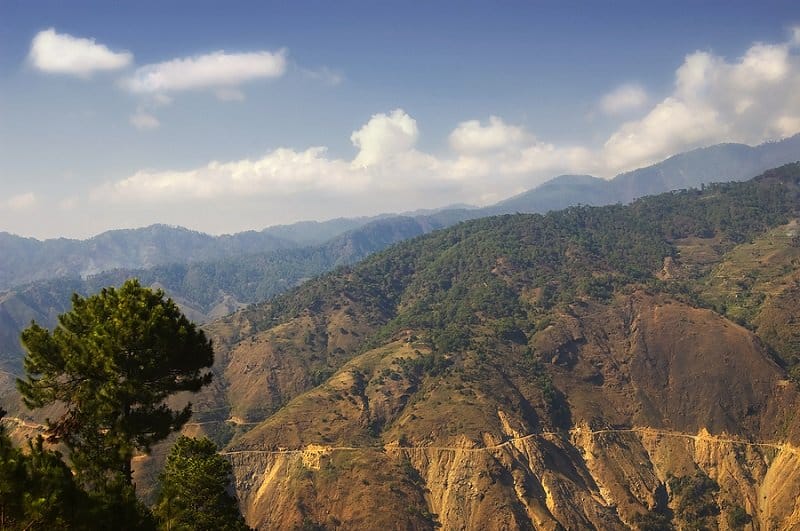 Mountain range in Sagada