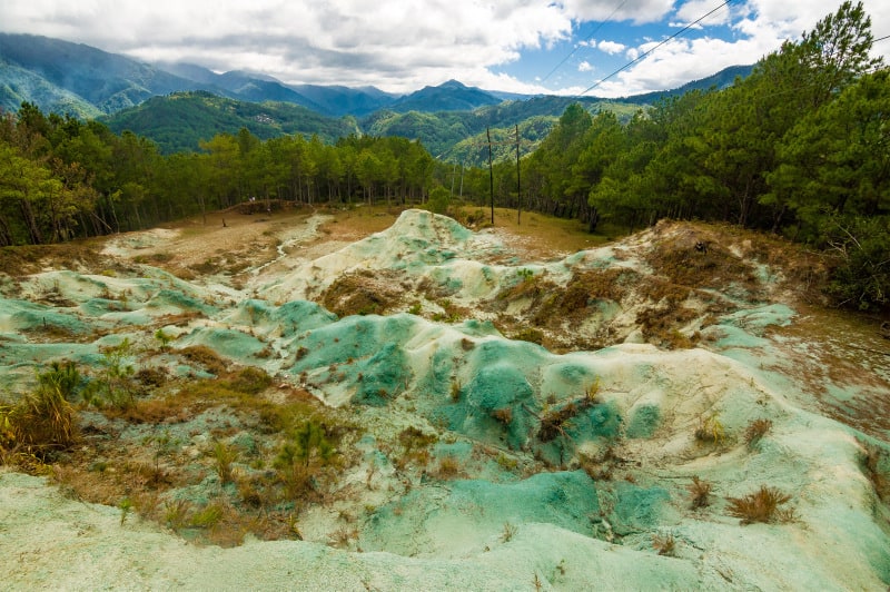 Blue Soil Hills (or Kaman-utek Hills as they are locally known)