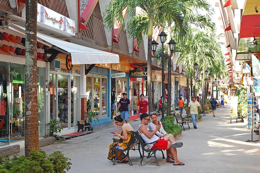 Dmall open air mall Boracay