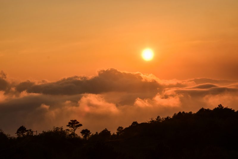 Lake Danum Sagada sunset