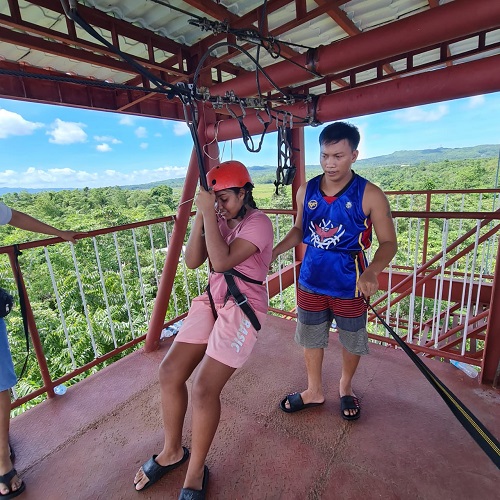 Zipline at Lake Danao Park