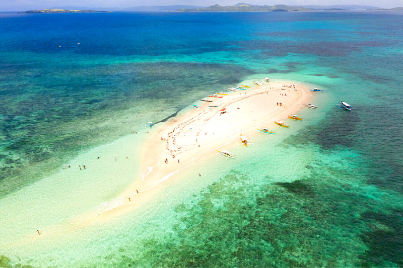 sandbar of Naked Island Siargao
